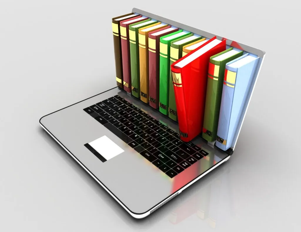 electronic learning concept with Scribd app